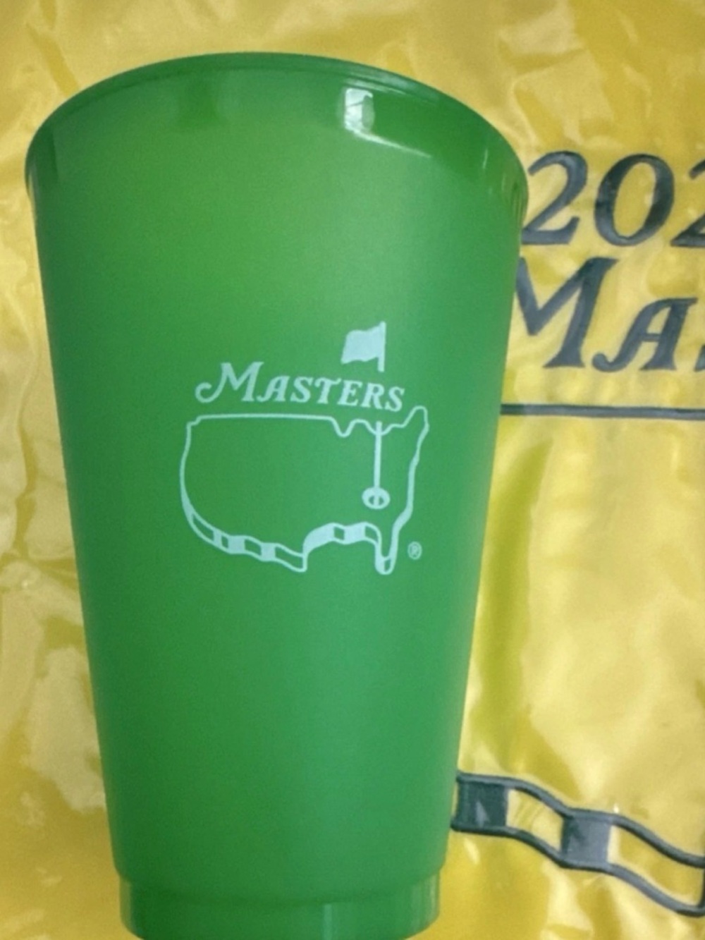 Masters 2026 Beverage Cups Set Green/Frosted White Golf Souvenir Set of 4 - Picture 3 of 6